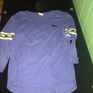 Short sleeve purple pink shirt